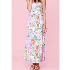 Lilly Pulitzer Nosey Posey Maxi Dress